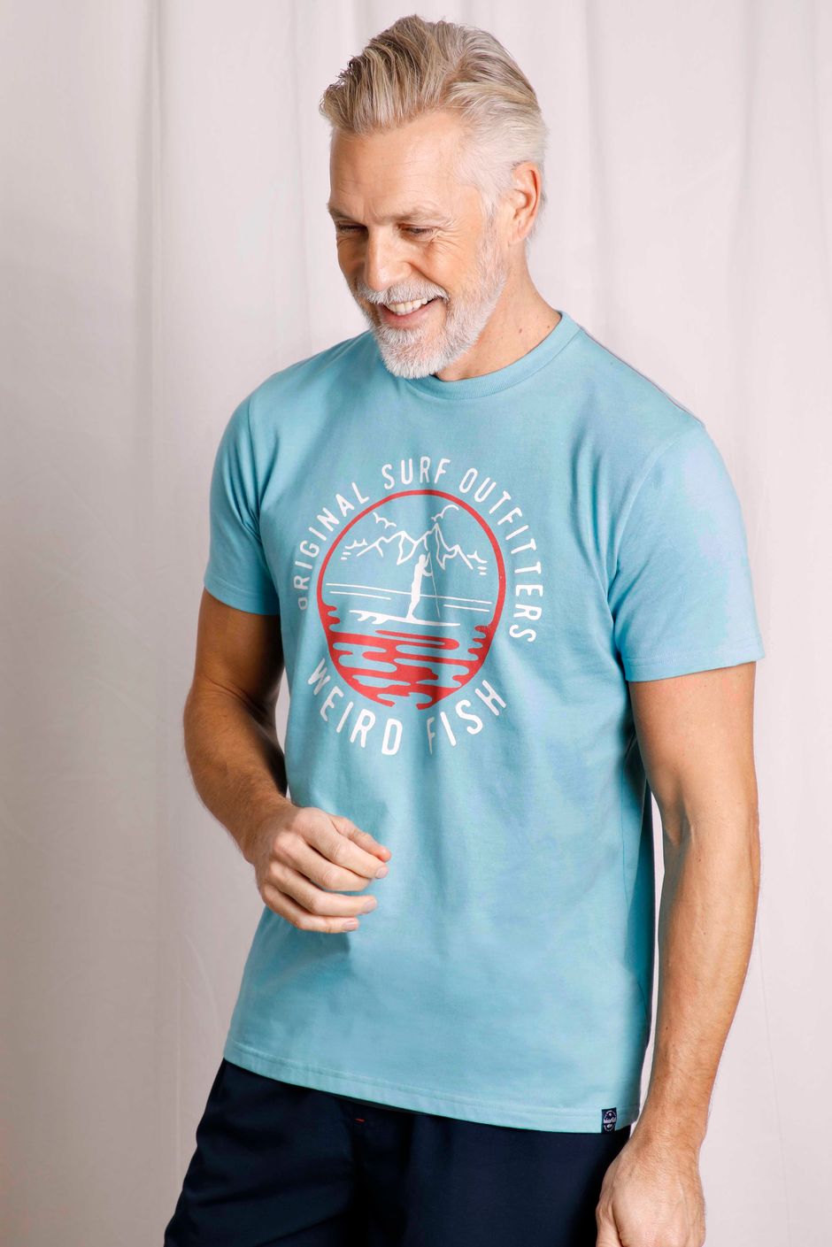 Paddle Eco Graphic T-Shirt Sky Blue