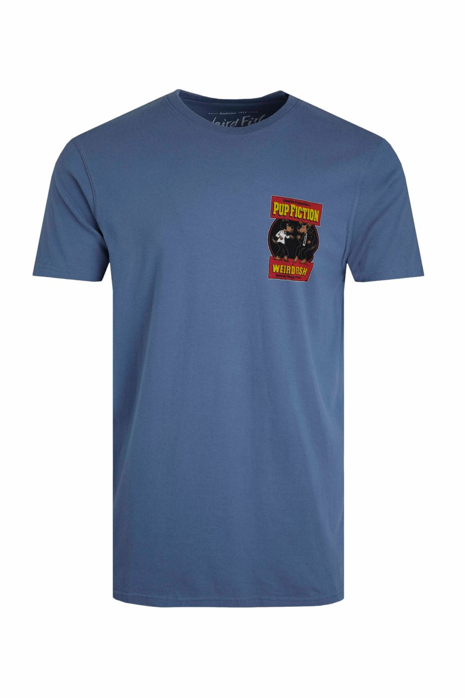 Pup Fiction Heritage Wash Artist T-Shirt Mid Blue