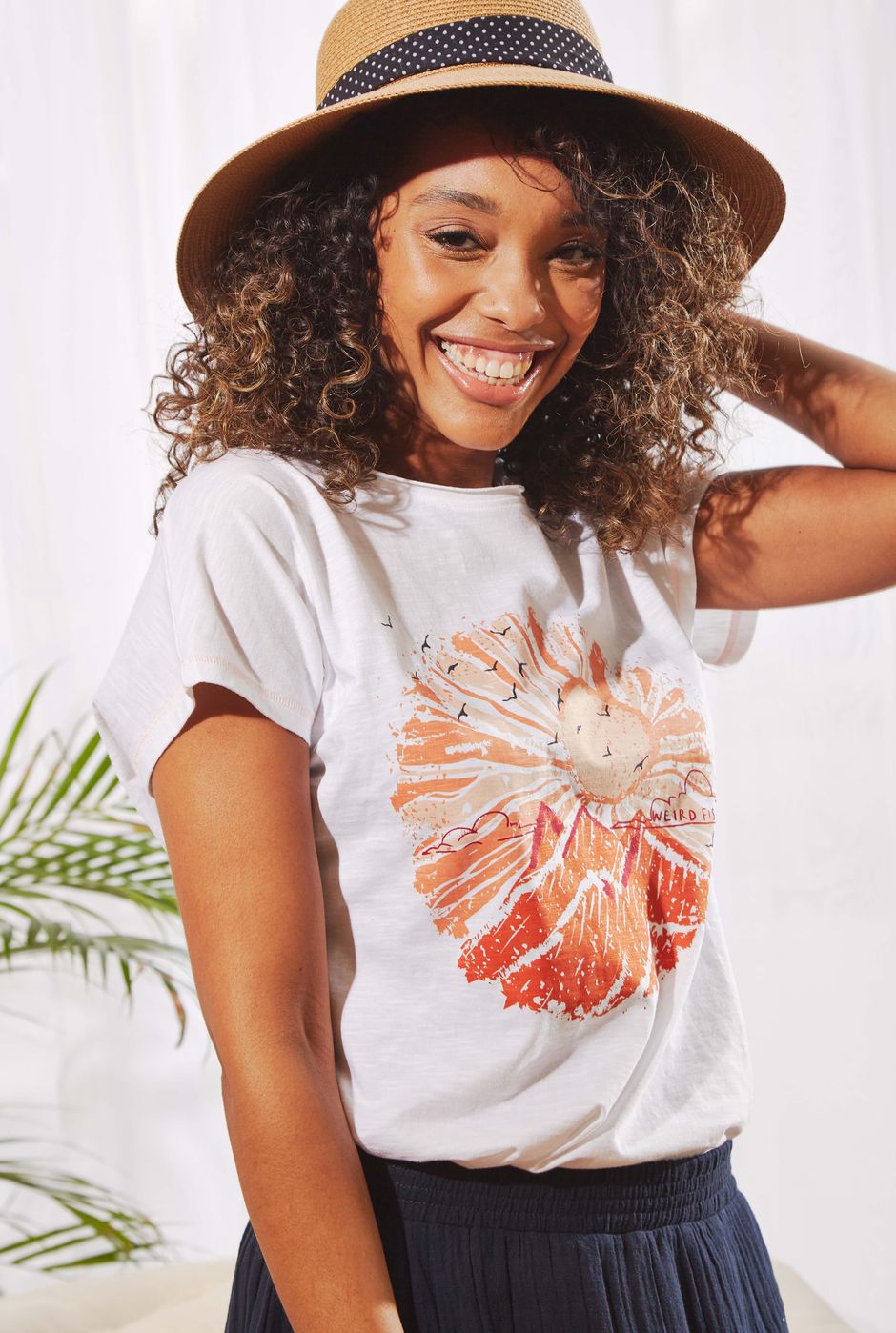 Sundown Organic Cotton T-Shirt  White