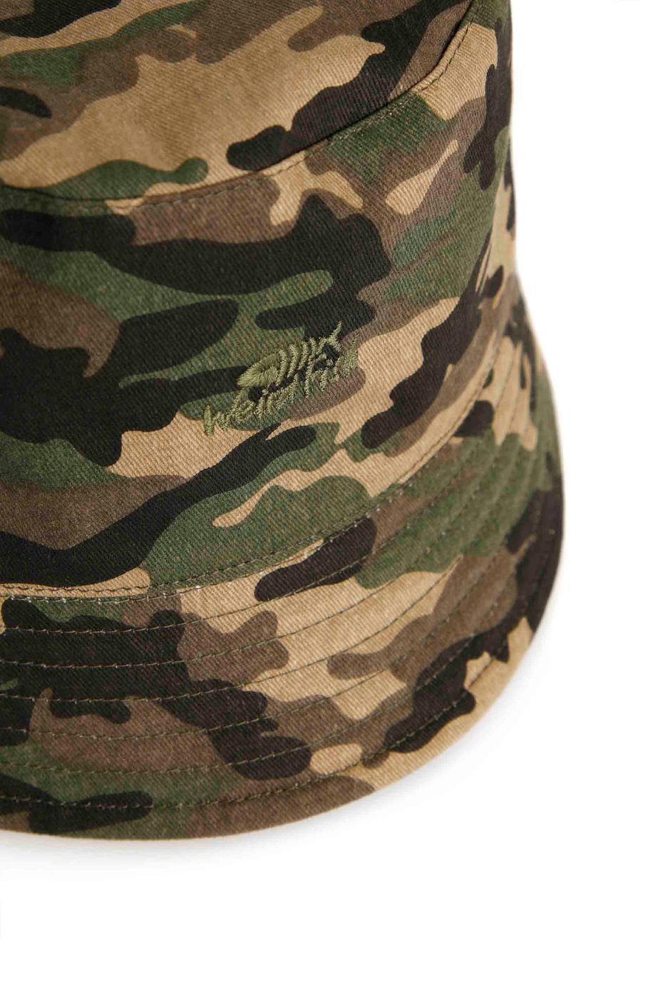 Hallin Reversible Bucket Hat Dark Olive | Weird Fish