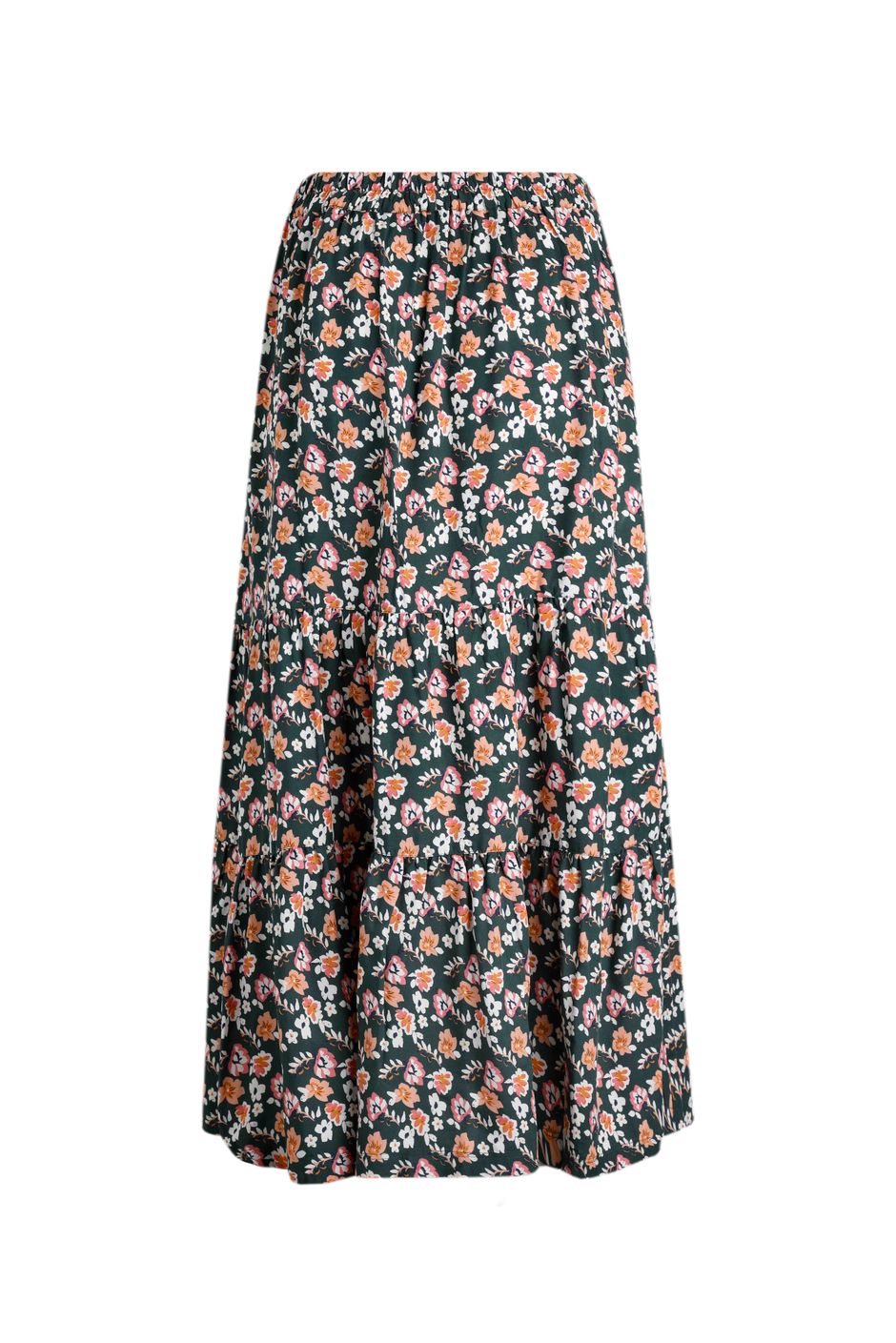 Diesel Multicolor Viscose Midi Skirt main image 1