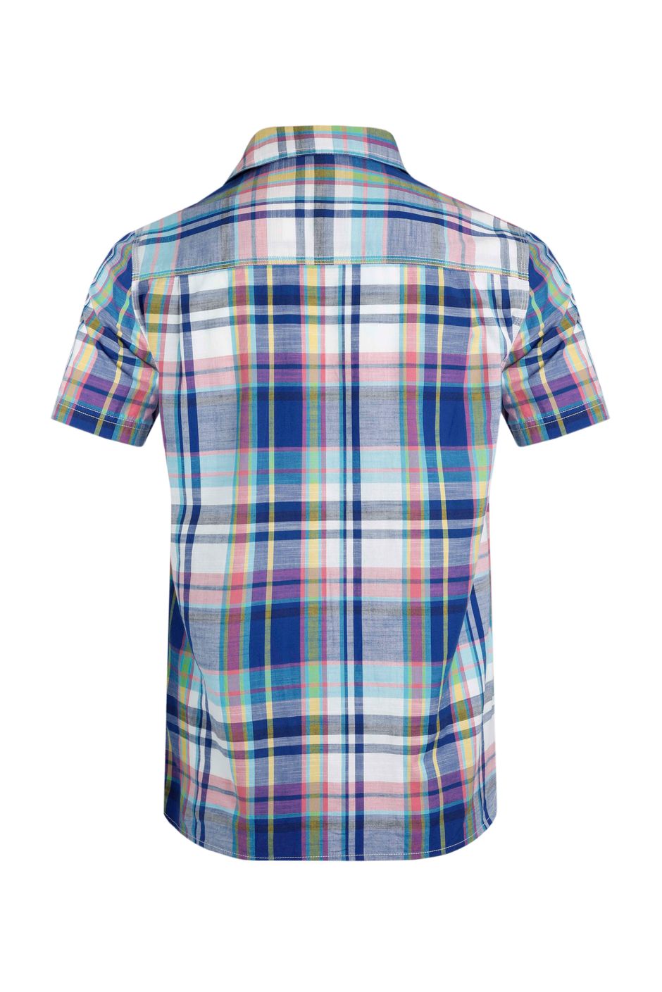 Malbas Madras Check Shirt Cobalt Blue | Weird Fish