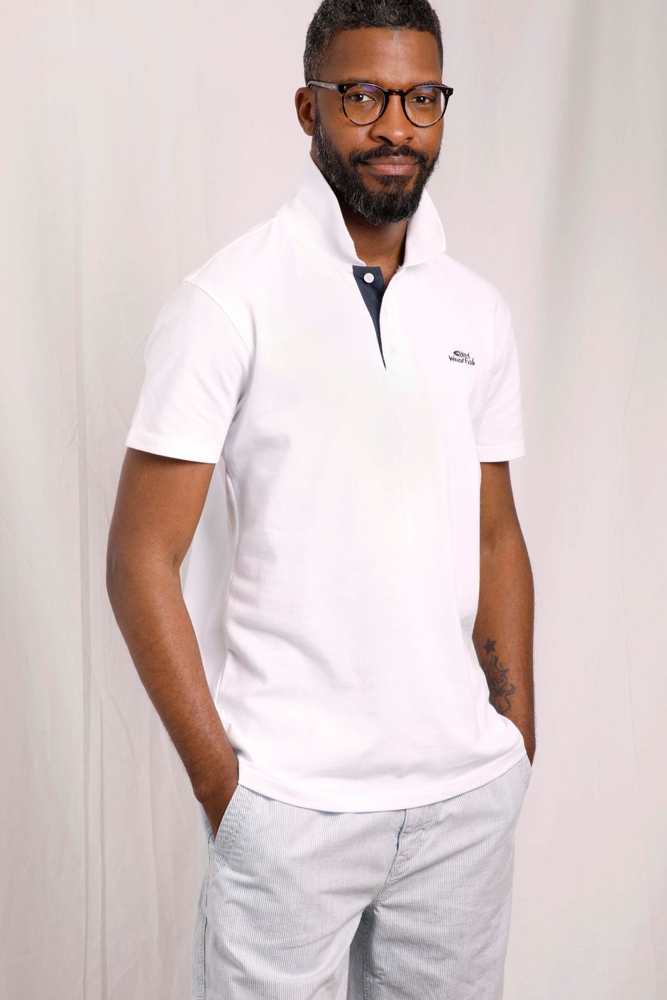 Miles Organic Pique Polo White