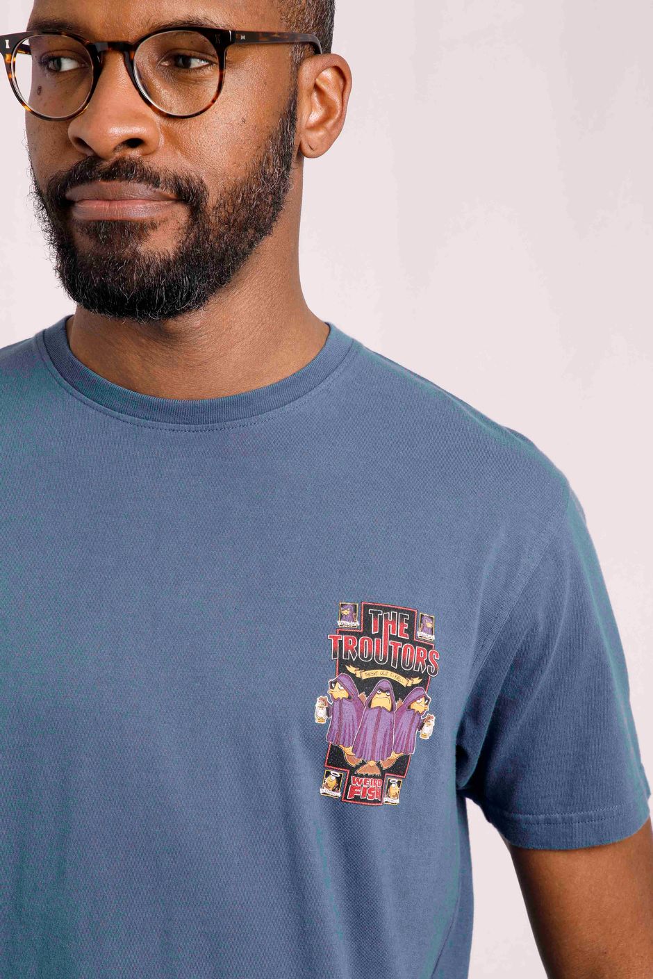 Trouters Artist T-Shirt Ensign Blue