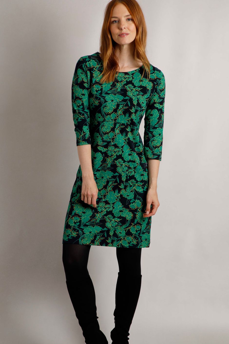 Abito drappeggiato in jersey - Blu navy - DONNA | H&M IT