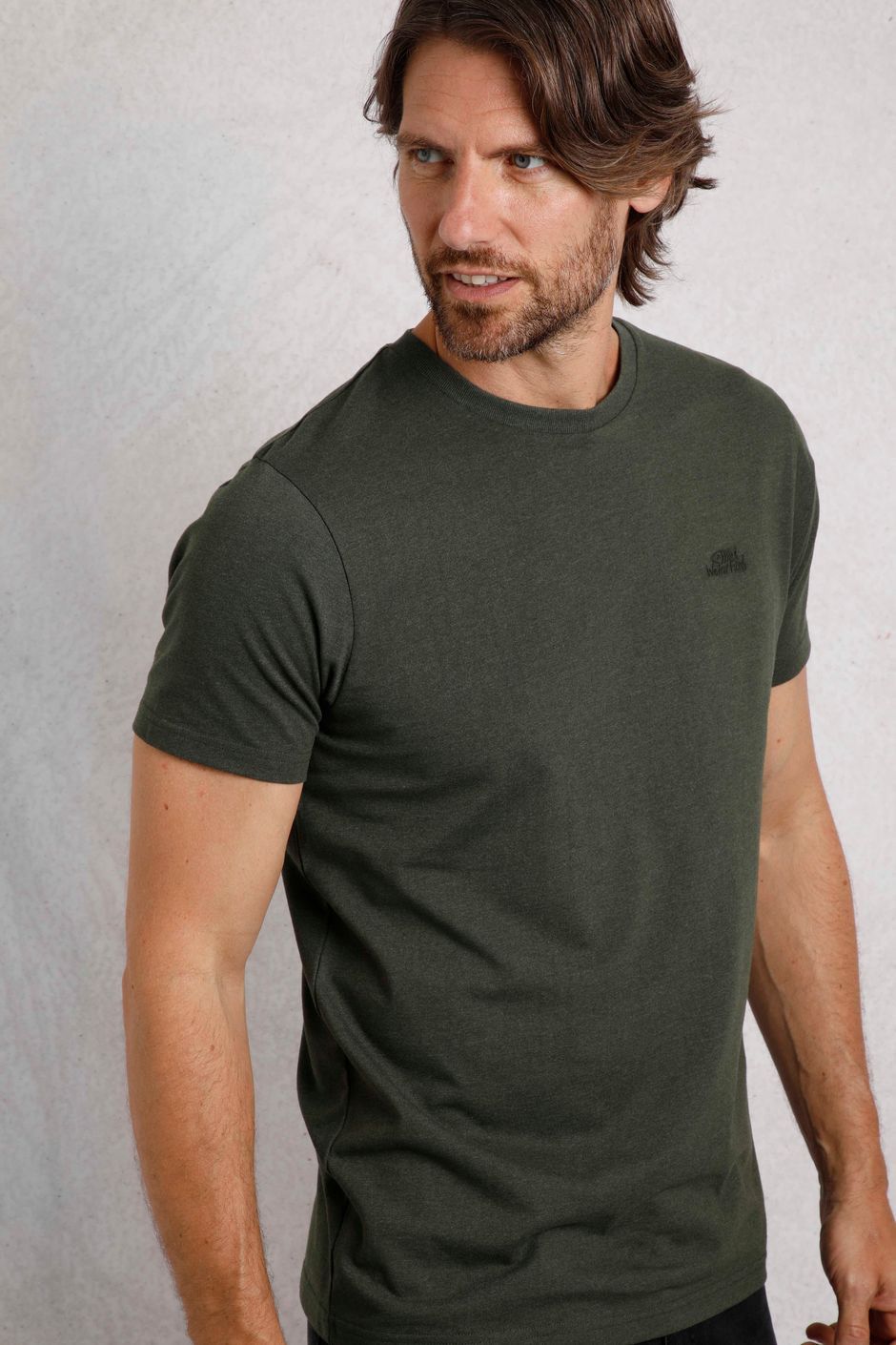 Hooked Branded T-Shirt Fir Green