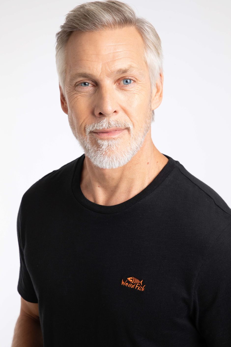 Pesce Cotton Tee - Wshedblk main image 1