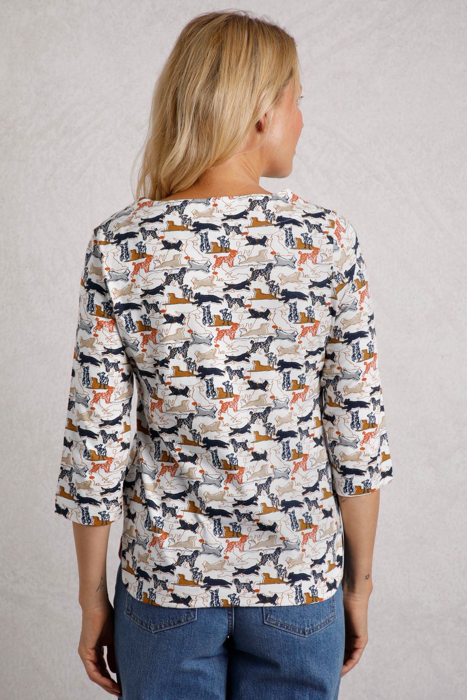Pinto Organic Cotton Jersey T-Shirt Light Cream | Weird Fish