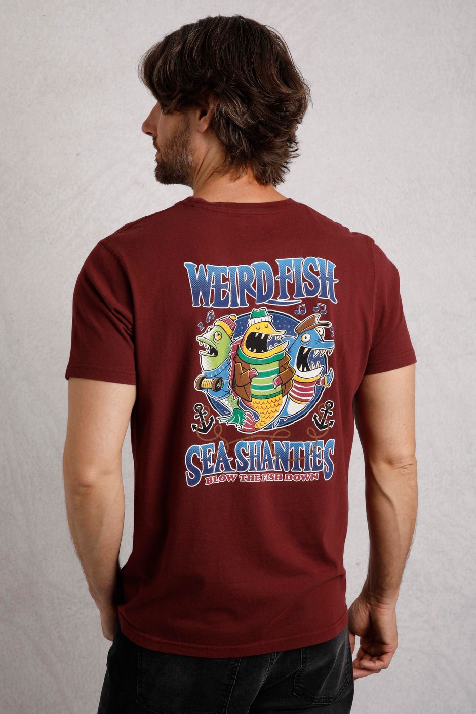 Sea Shanties Back Print Artist T-Shirt Port