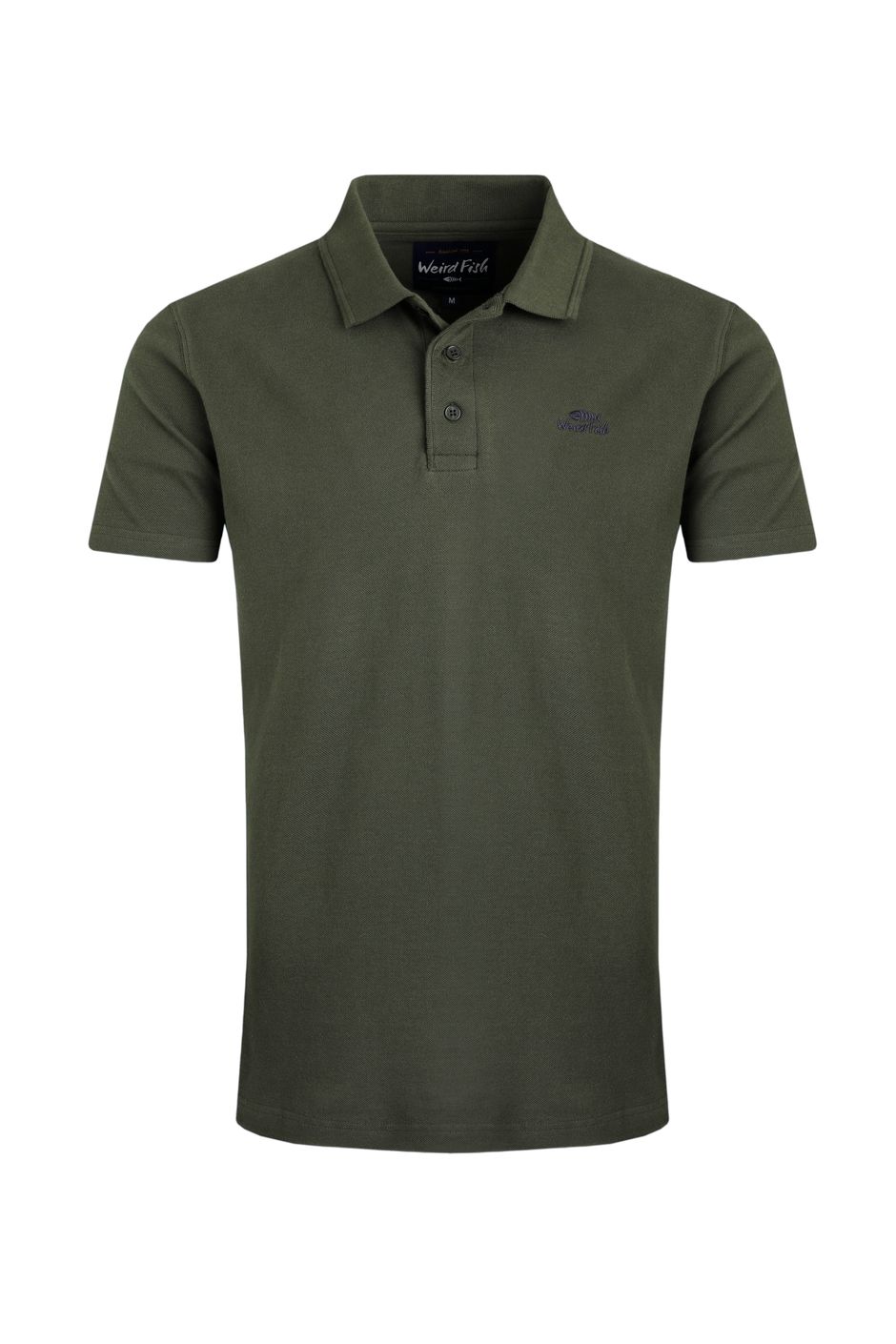 Giles Pique Polo Deep Lichen Green