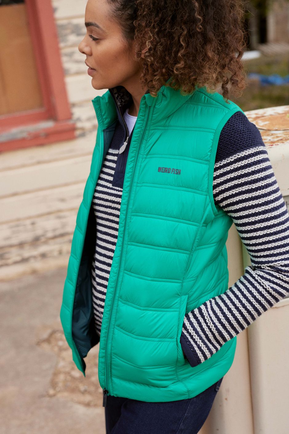 Atissa Lightweight Padded Gilet Evergreen