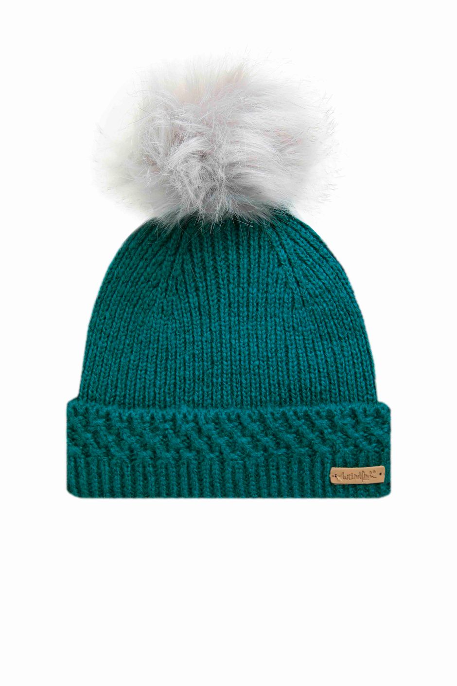 Tongass Eco Bobble Hat Peacock Blue