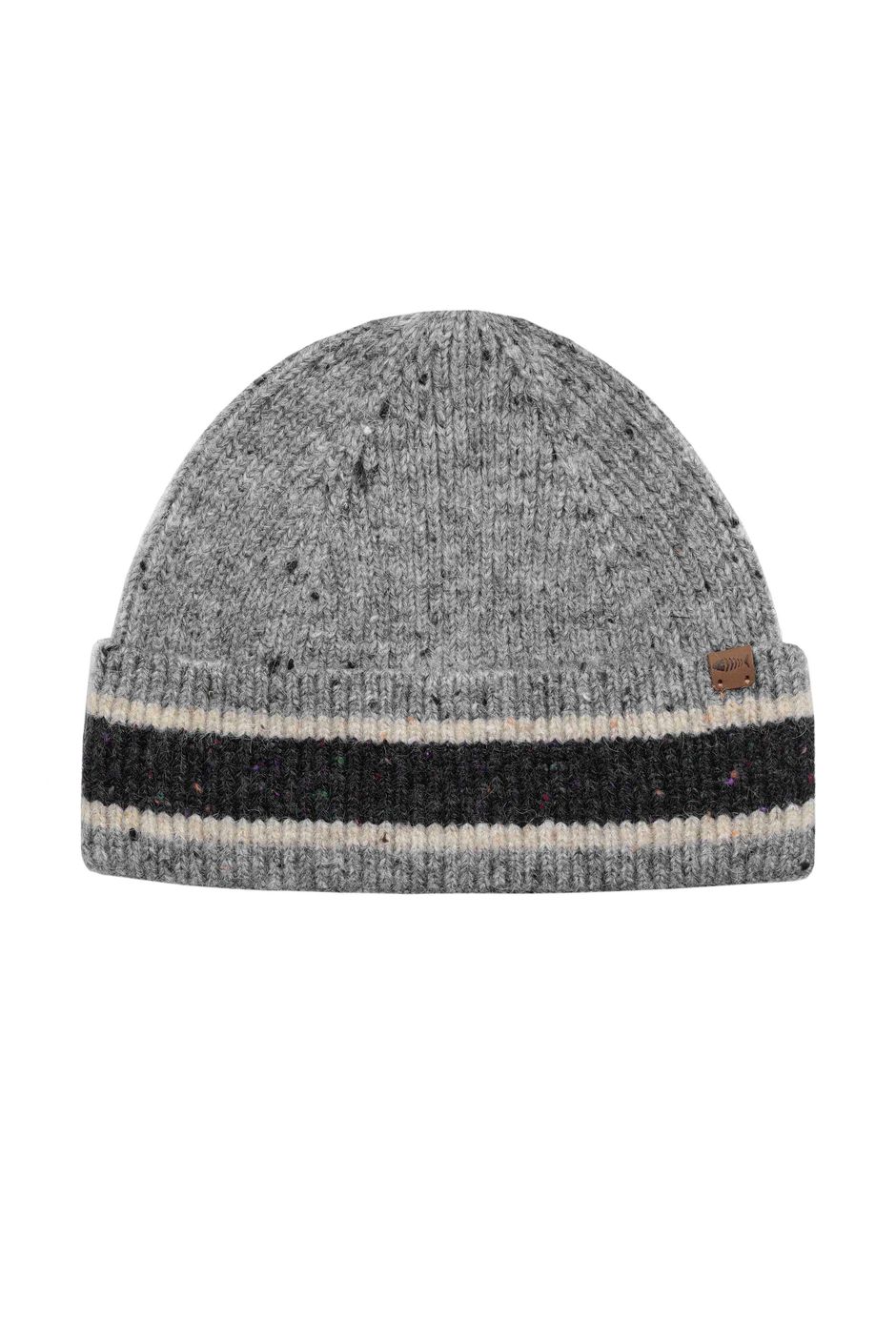 Fleetwood Flecked Beanie Hat Storm Grey