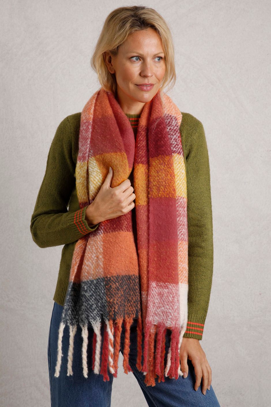 Austell Eco Cosy Scarf Paprika