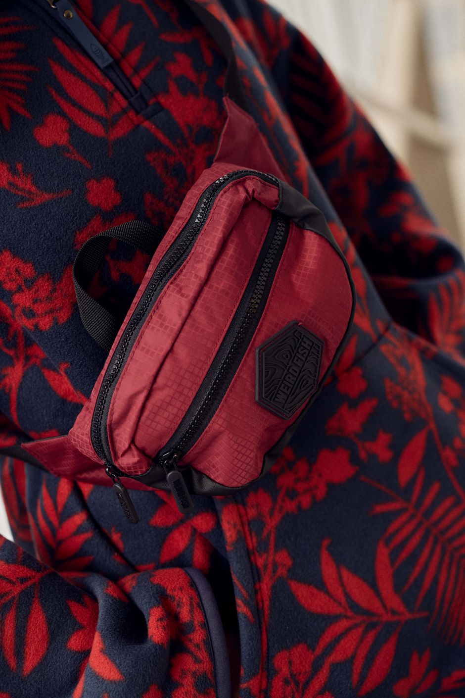 Greeley Packaway Travel Waist Bag Crimson