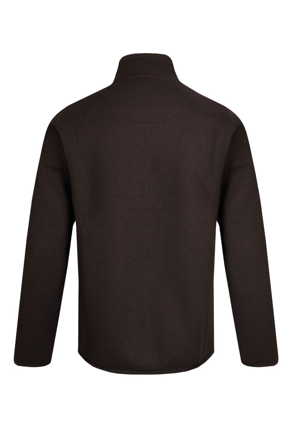 Burlock Burlock 1/4 Zip Bonded Fleece Chocolate | Weird Fish