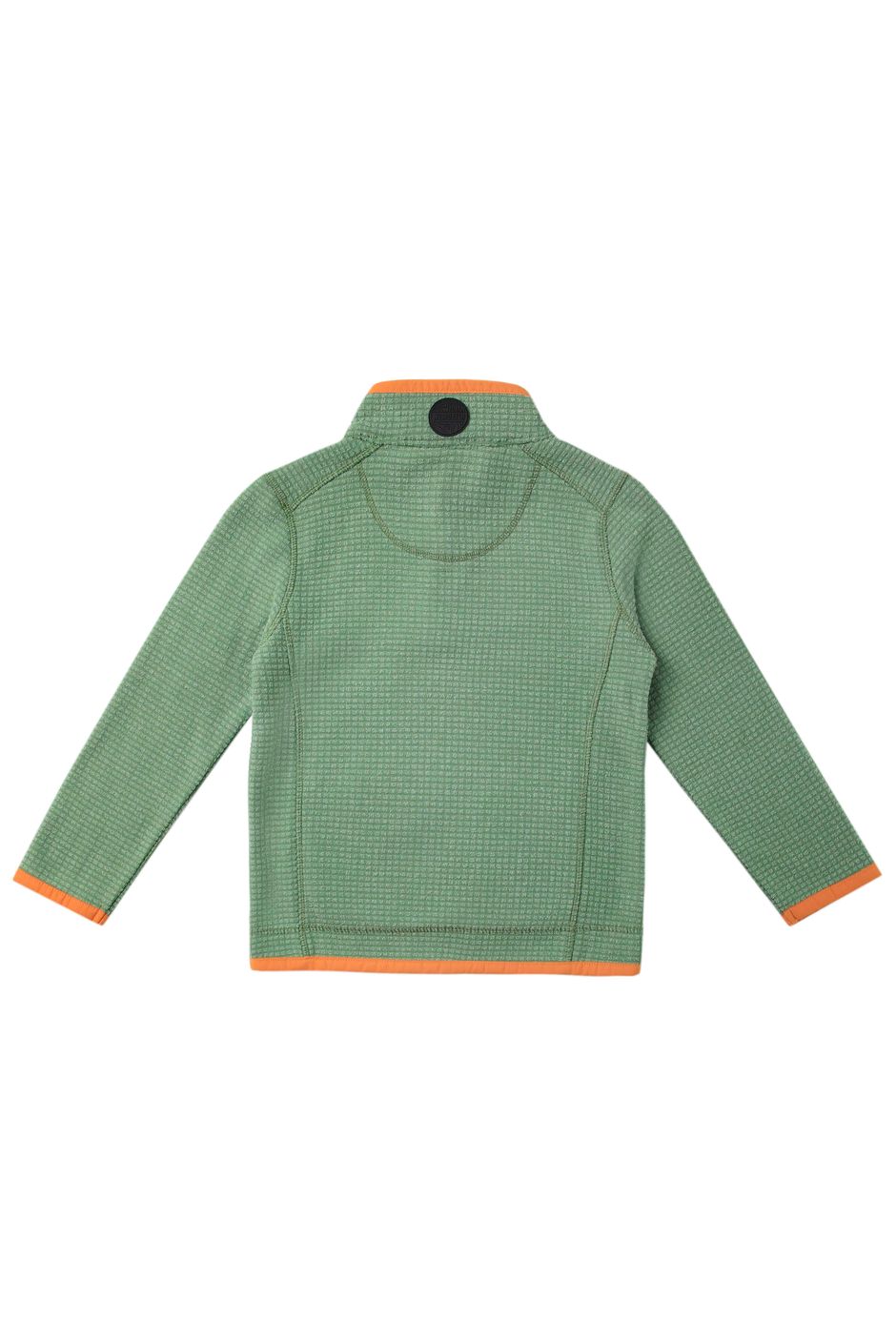 Archie Unisex Eco 1/4 Zip Grid Fleece Green | Weird Fish