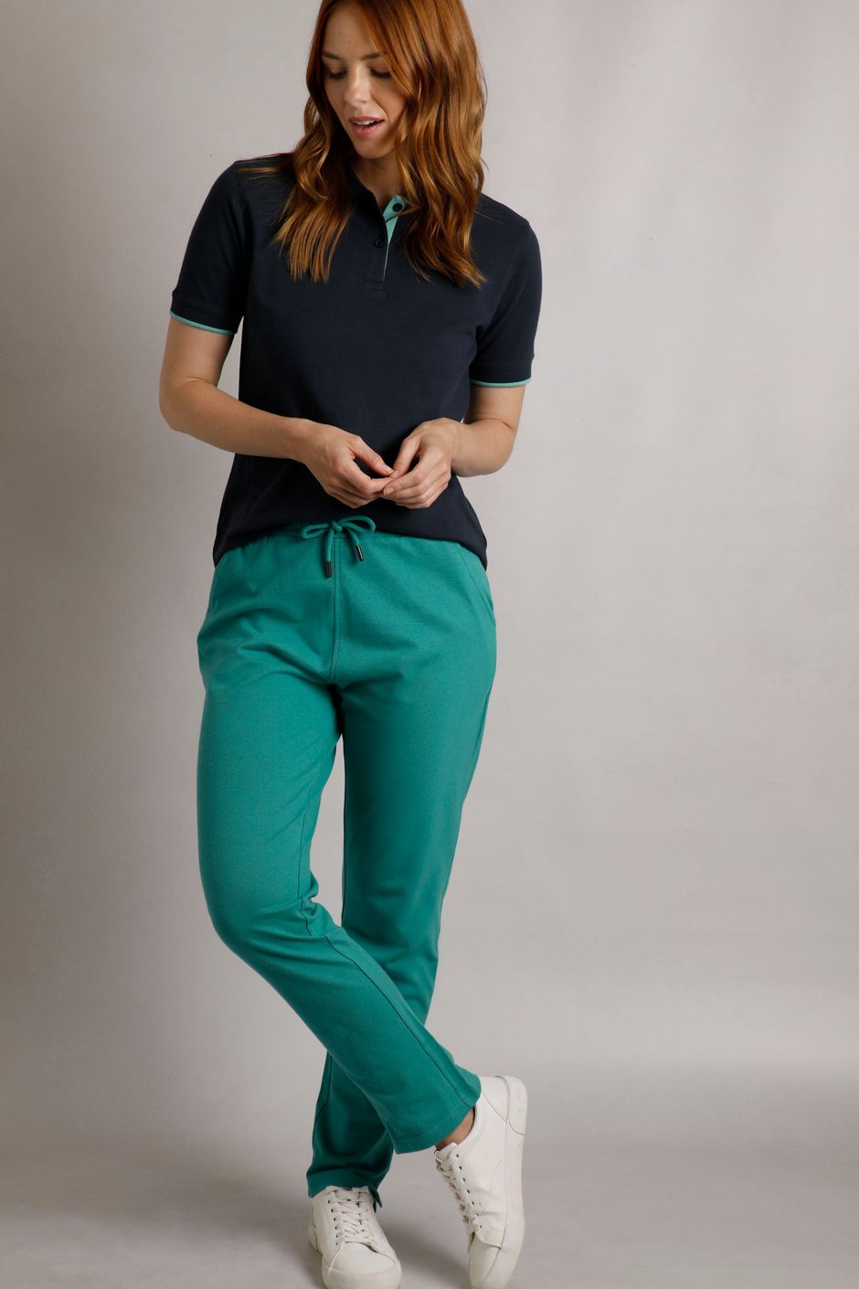 Alyne Organic Cotton Pique Joggers Viridis