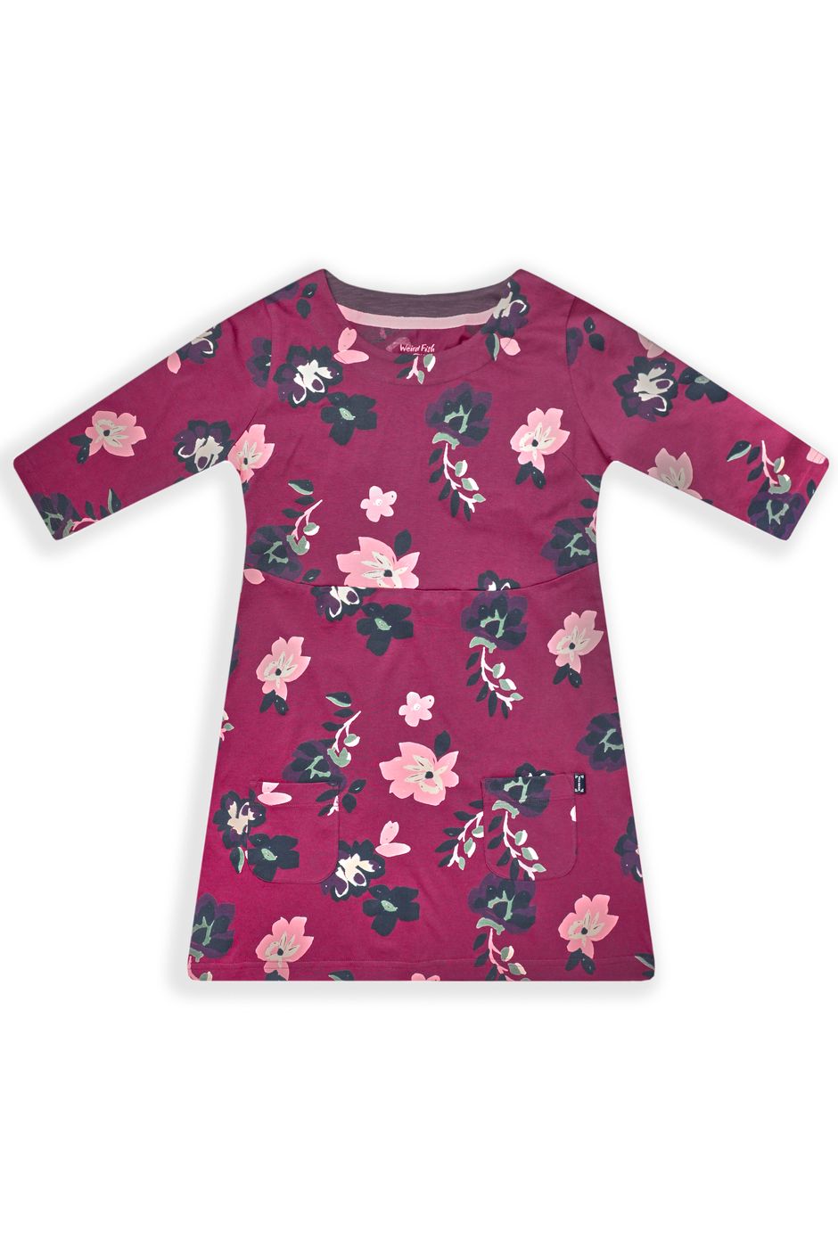 Starlight Girls Organic Cotton Printed Dress  Boysenberry