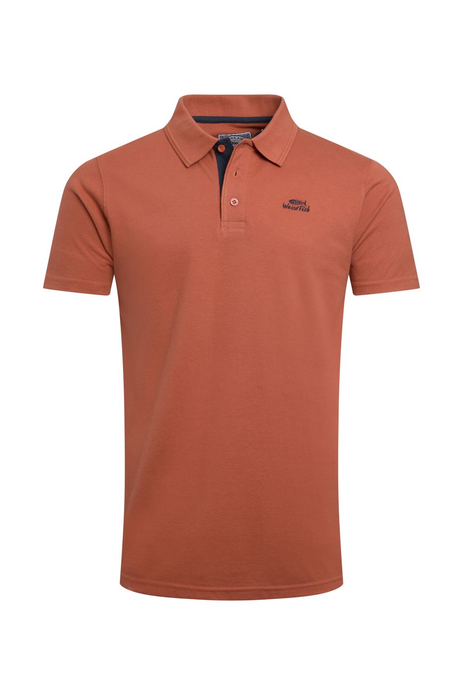 Miles Organic Cotton Pique Polo Baked Clay