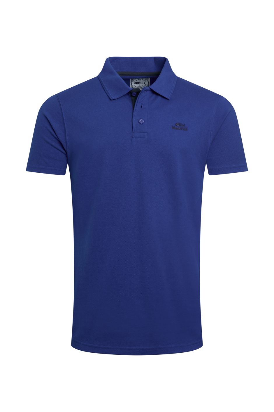 Miles Organic Cotton Pique Polo Cobalt Blue