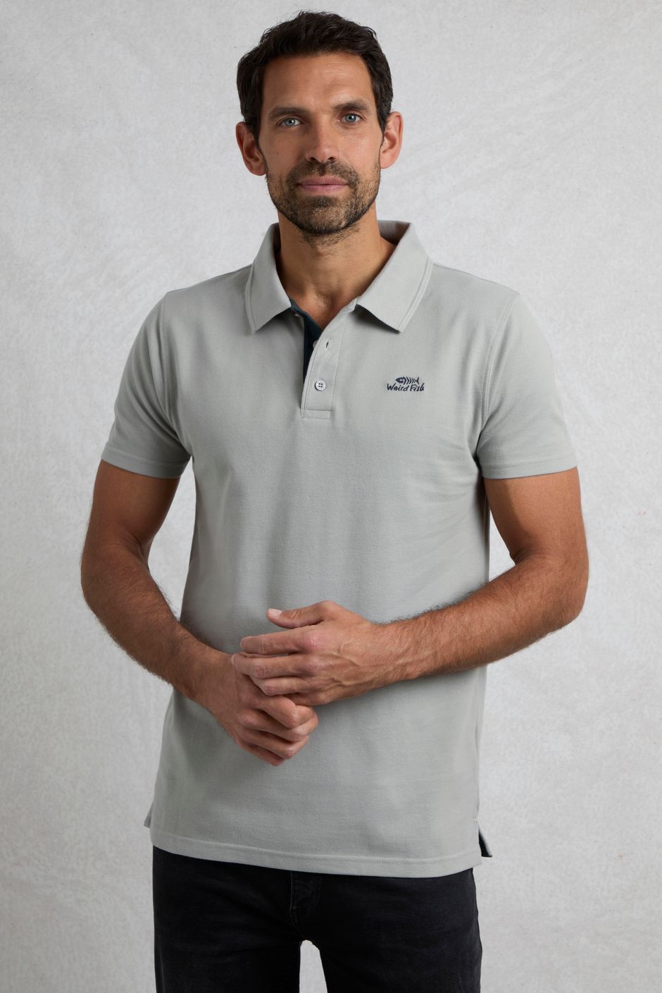 Miles Organic Cotton Pique Polo Limestone