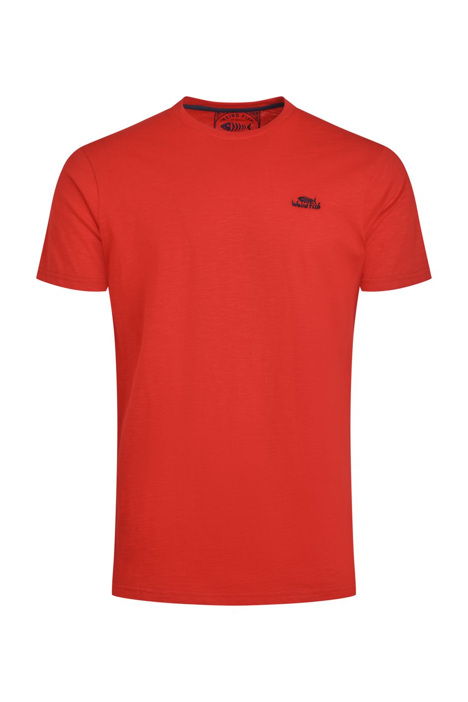 Fished Organic Cotton Branded T-Shirt Retro Red