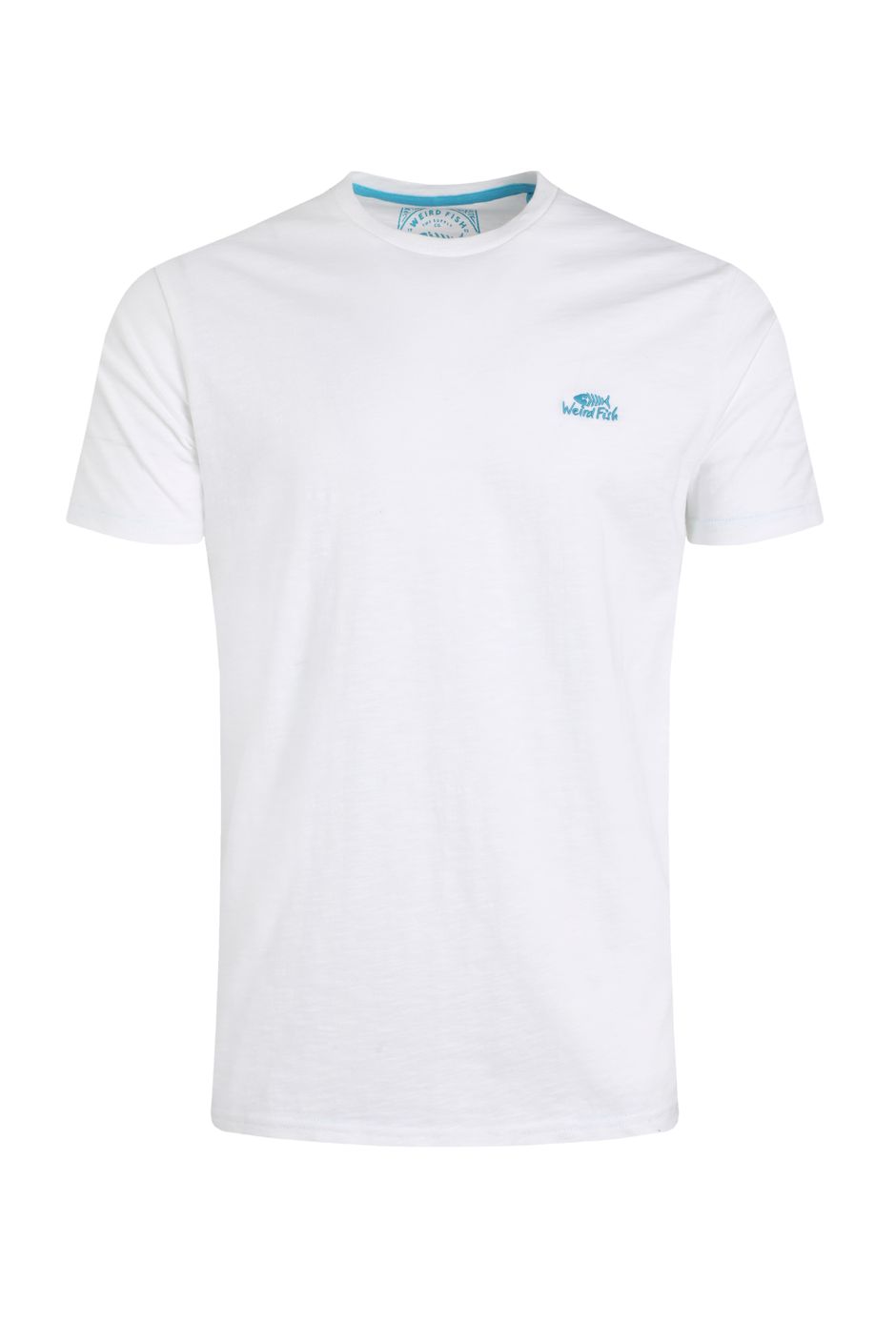 Fished Organic Cotton Branded T-Shirt White