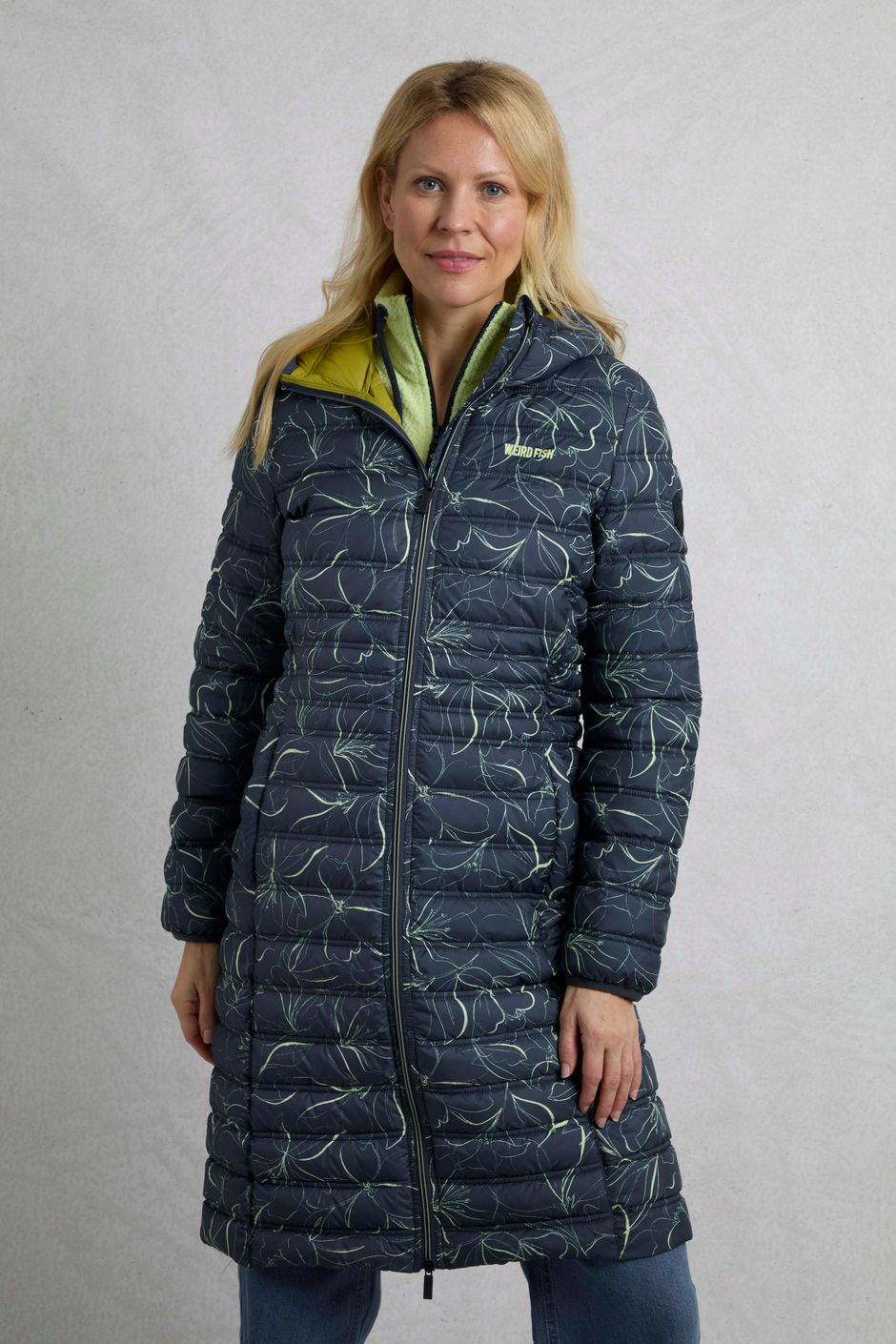 Iryssa Lightweight Padded Long-line Jacket Midnight