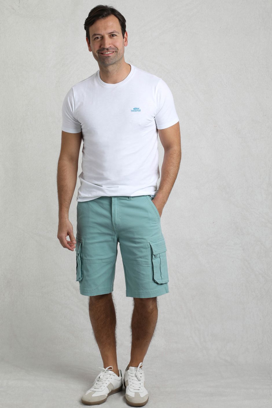 Rigney Cargo Shorts Mineral Blue