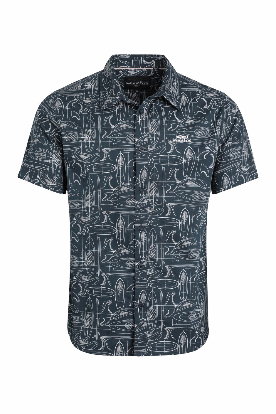 Avondale Short Sleeve Printed Shirt Navy