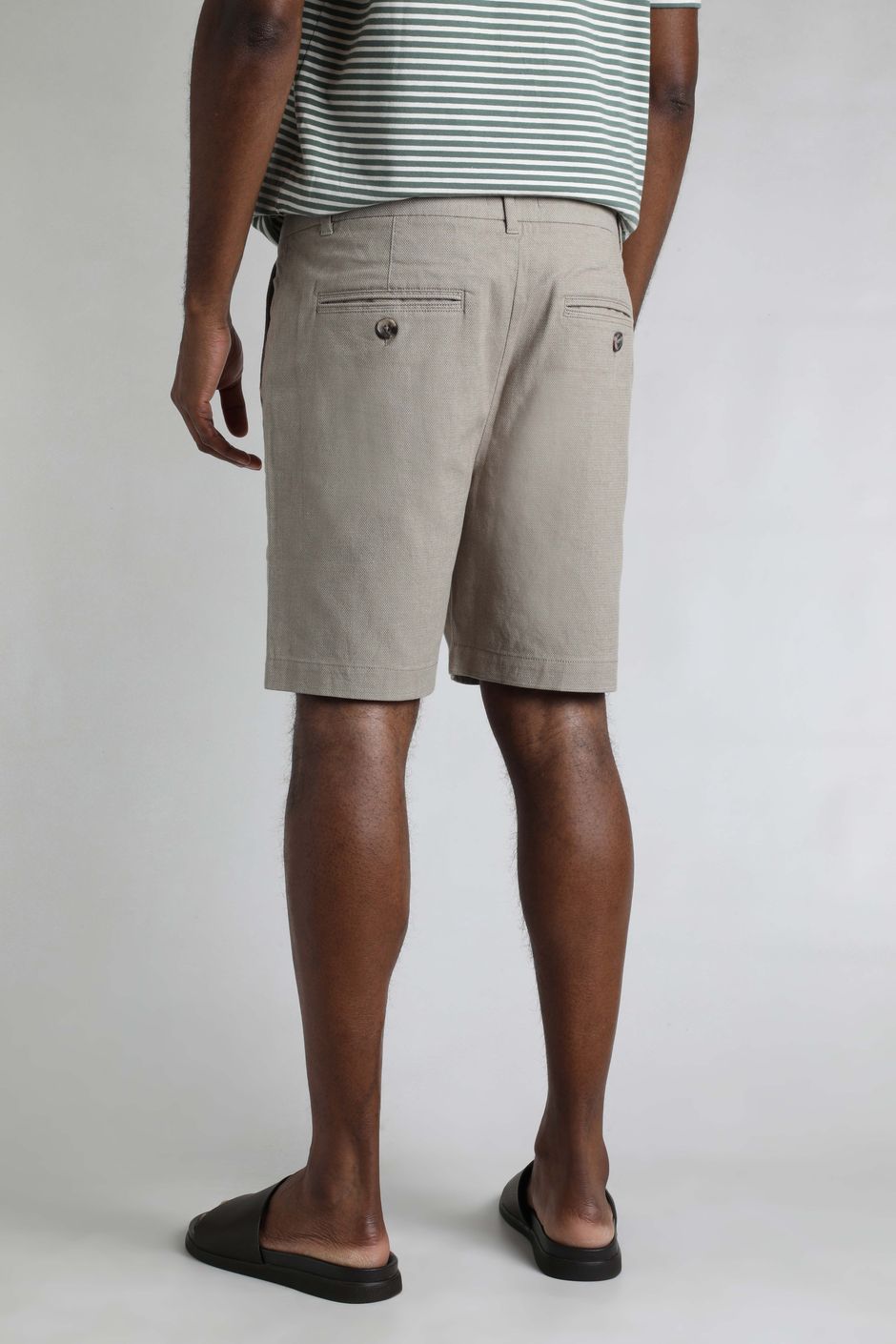 TEXTURED STRETCH KNIT CHINO SHORTS