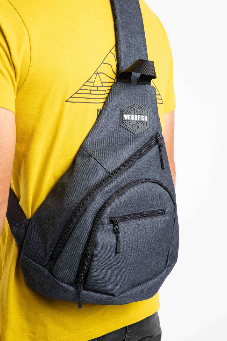 Hedland Mono Strap Cross Body Bag Navy
