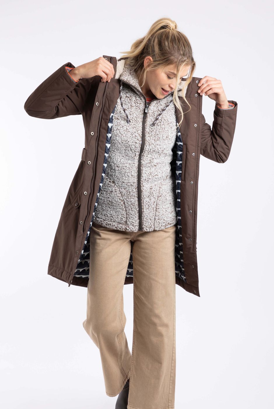 Kenzie Recycled Waterproof Coat  HotChocolate