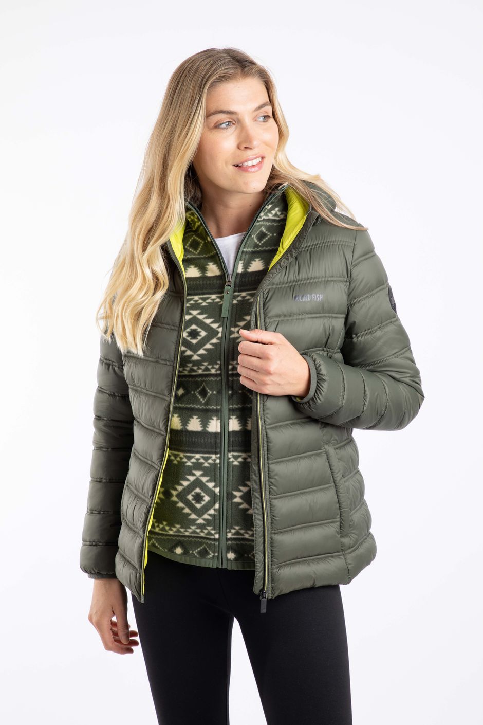 Eshka Lightweight Padded Jacket Deep Lichen Green