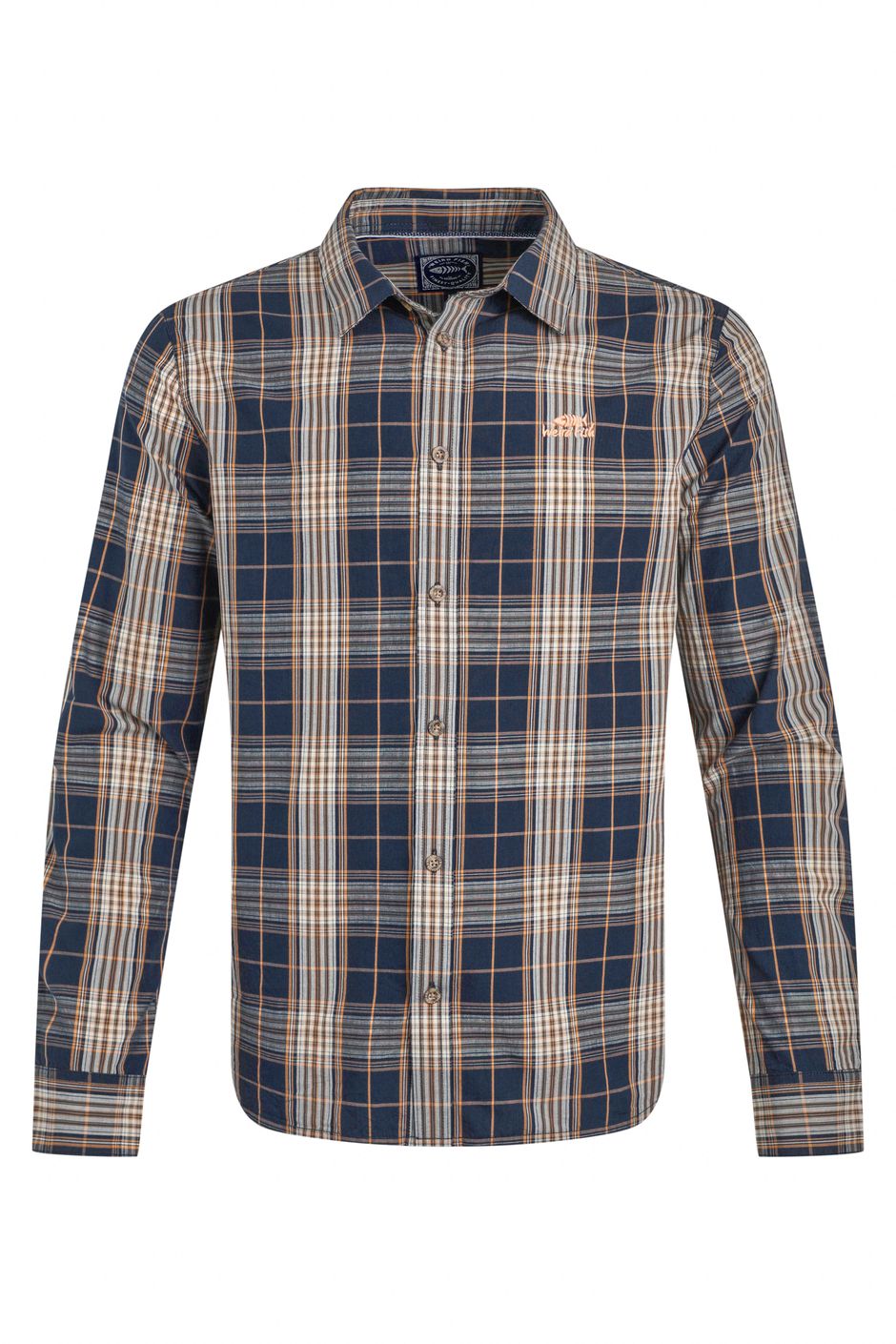 Long Sleeve Check Shirt(Chacoal) main image 0