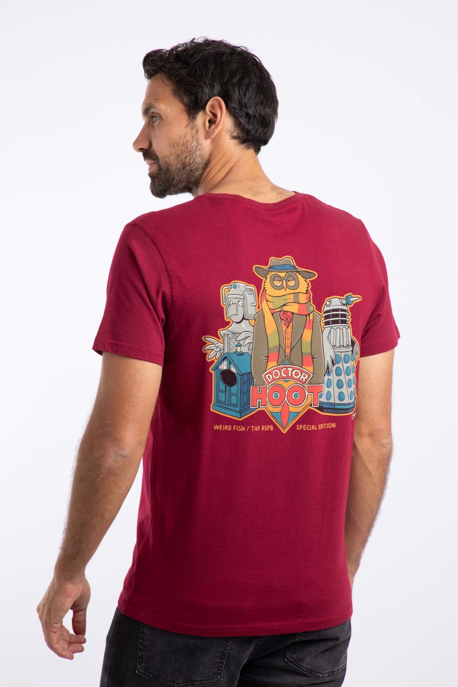 Doctor Hoot Artist Tee Garnet