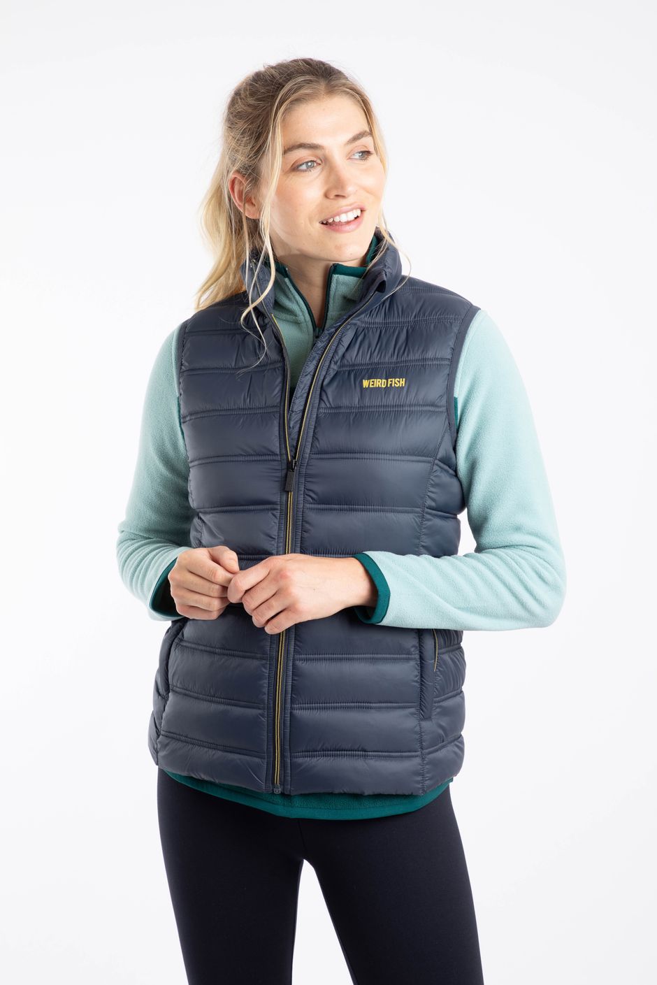 Atissa Lightweight Padded Gilet Navy Blue