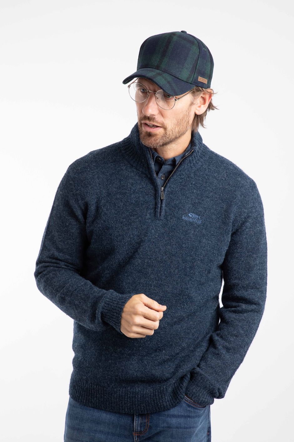 Falkirk Flannel Check Cap Cedar Green