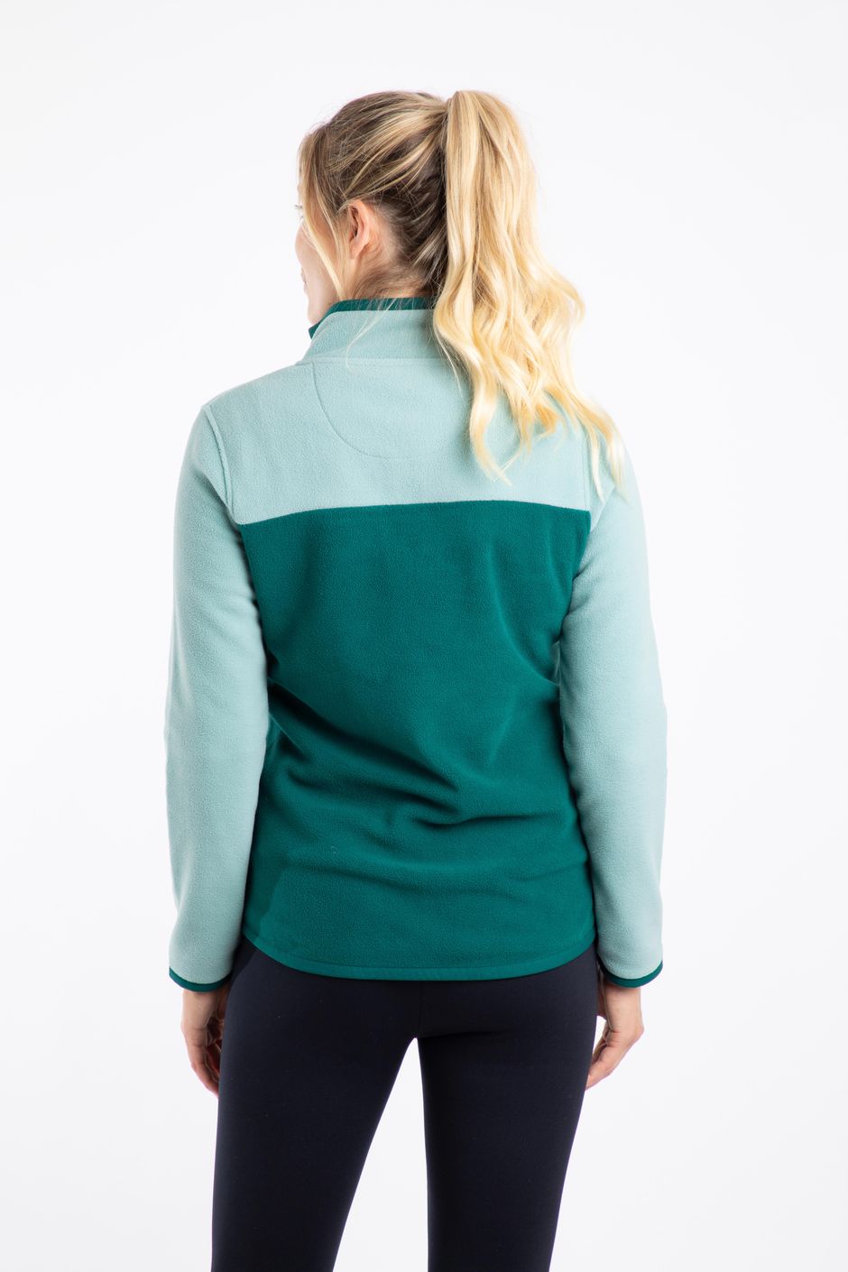 Rowan Colour Block Micro Fleece Cedar Green | Weird Fish