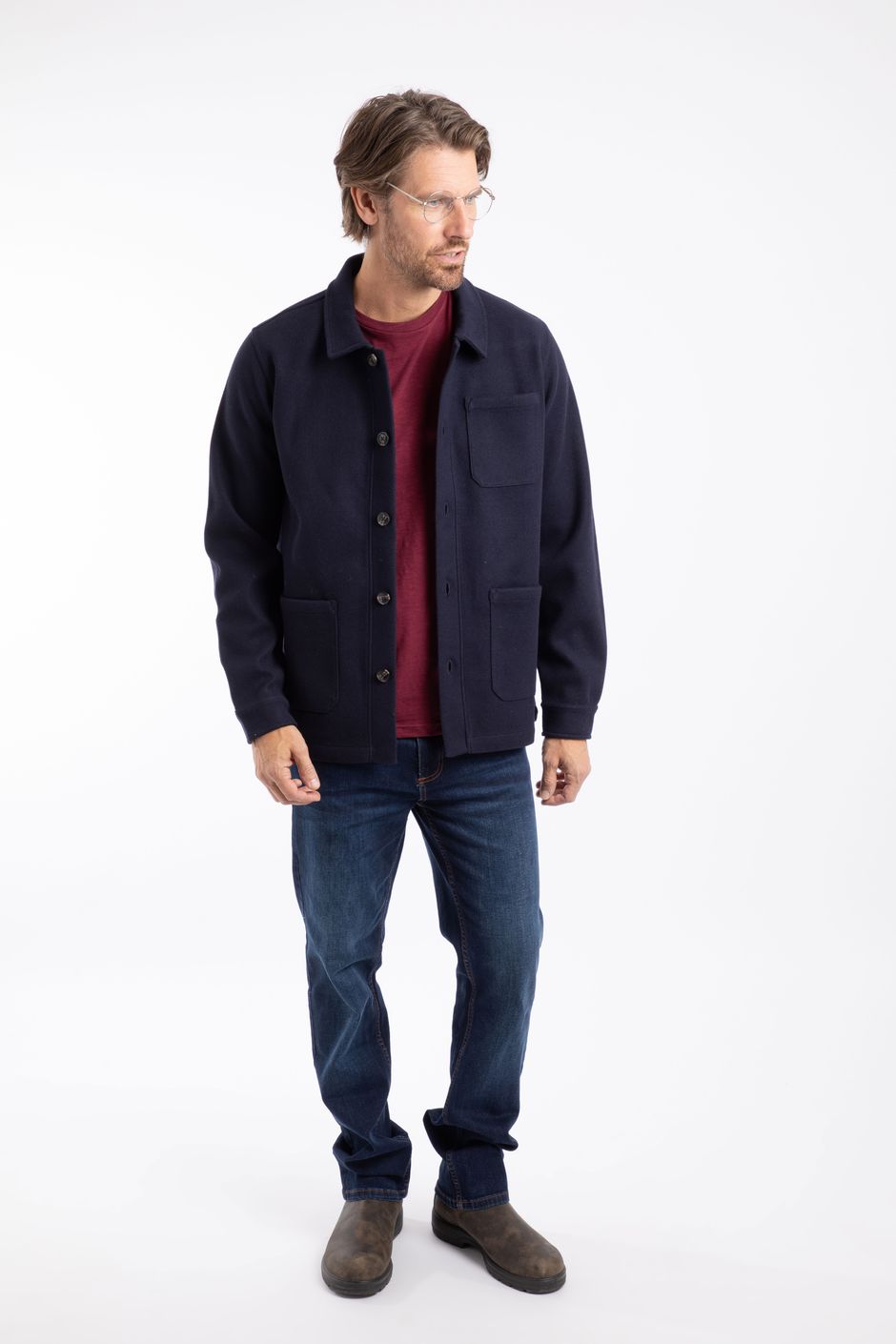 Coburn Chore Shacket Midnight