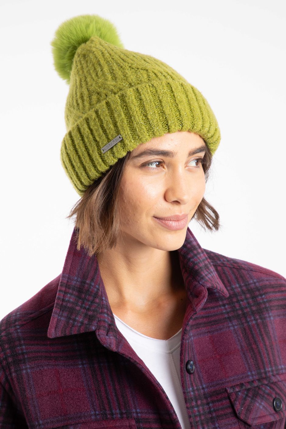 Blagdon Sparkle Bobble Hat Woodbine | Weird Fish