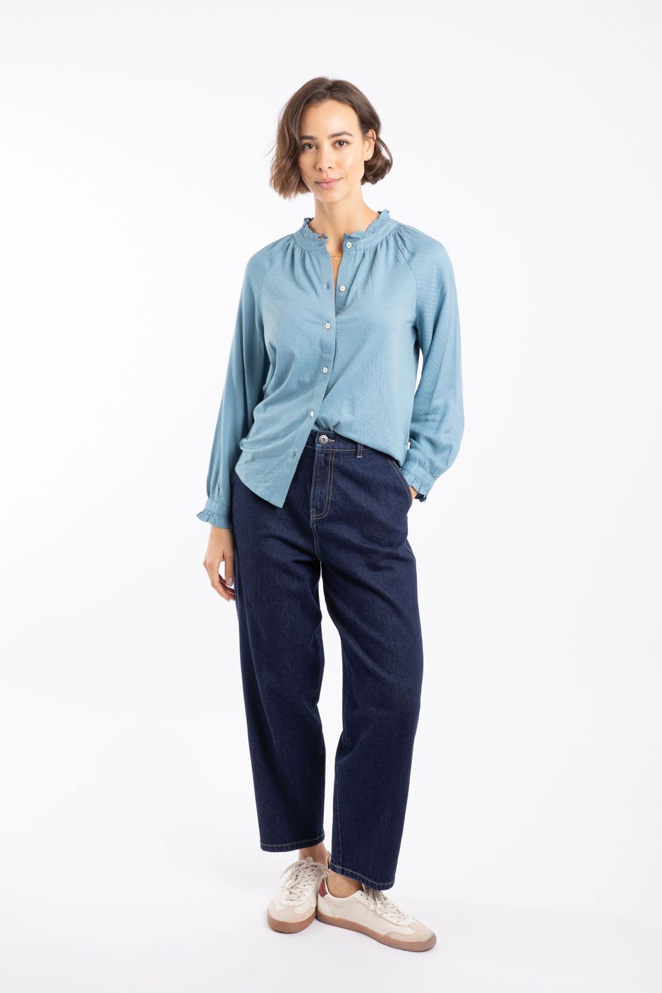 Beryl Barrell Jeans Dark Denim