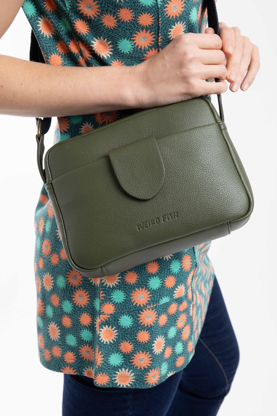 Dion Cross Body Bag Ginko Green