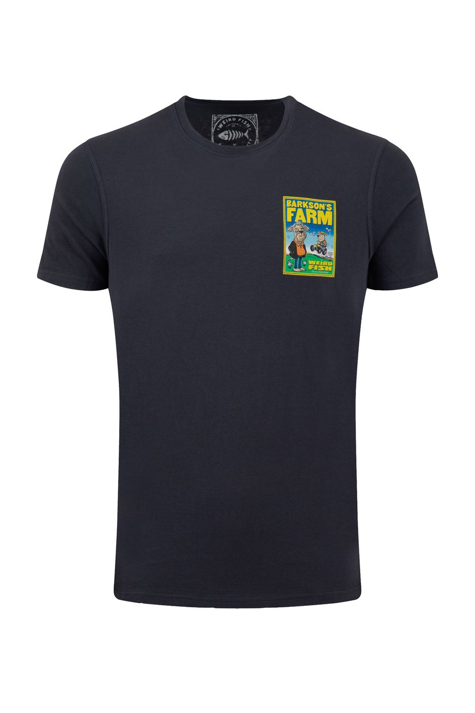 Barkson Farm Back Print Artist T-Shirt Navy