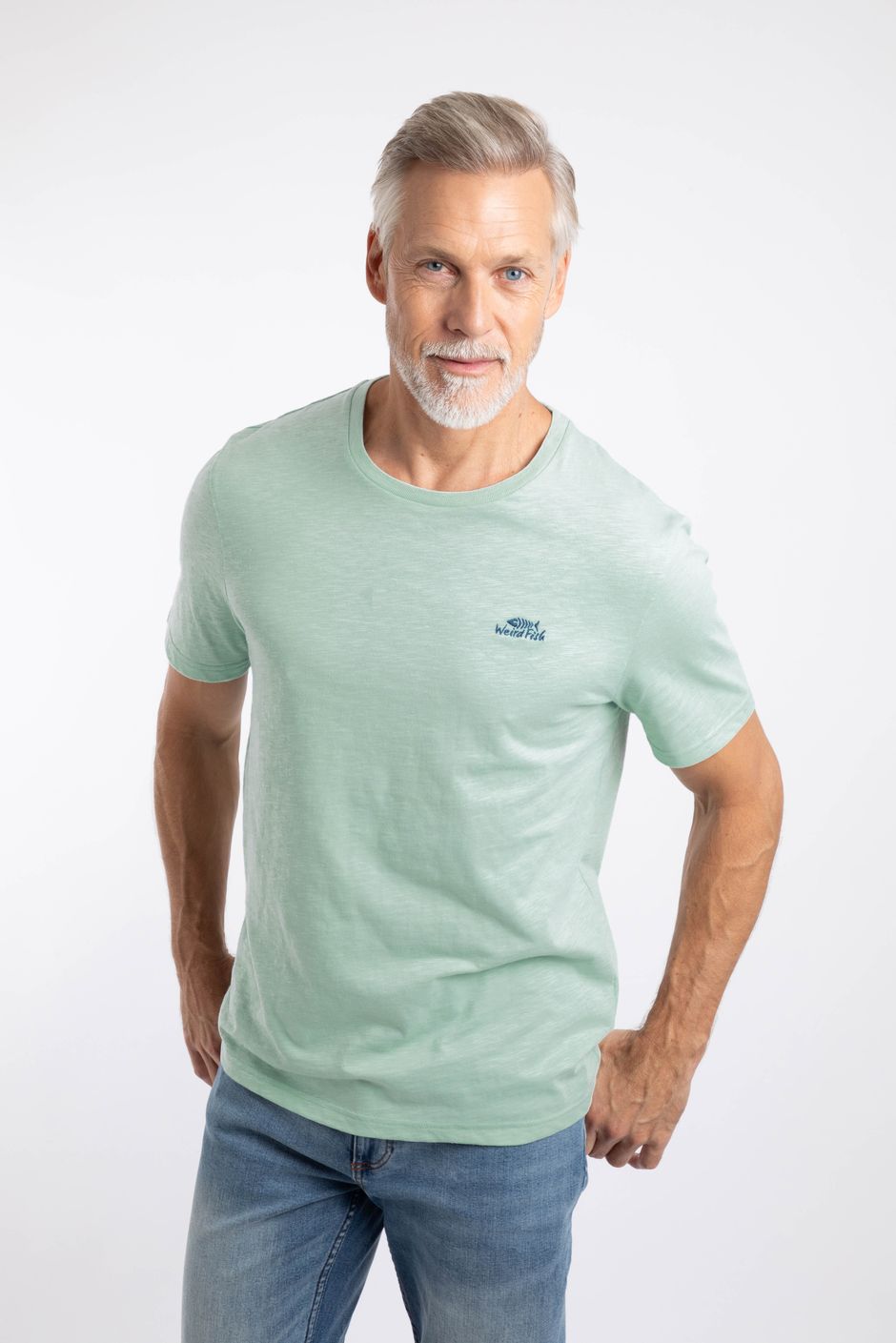 Fished Branded T-Shirt Mint Green