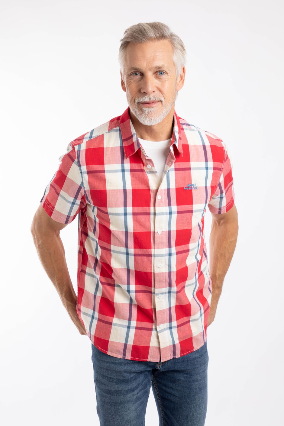 Judd Short Sleeve Check Shirt Nantucket