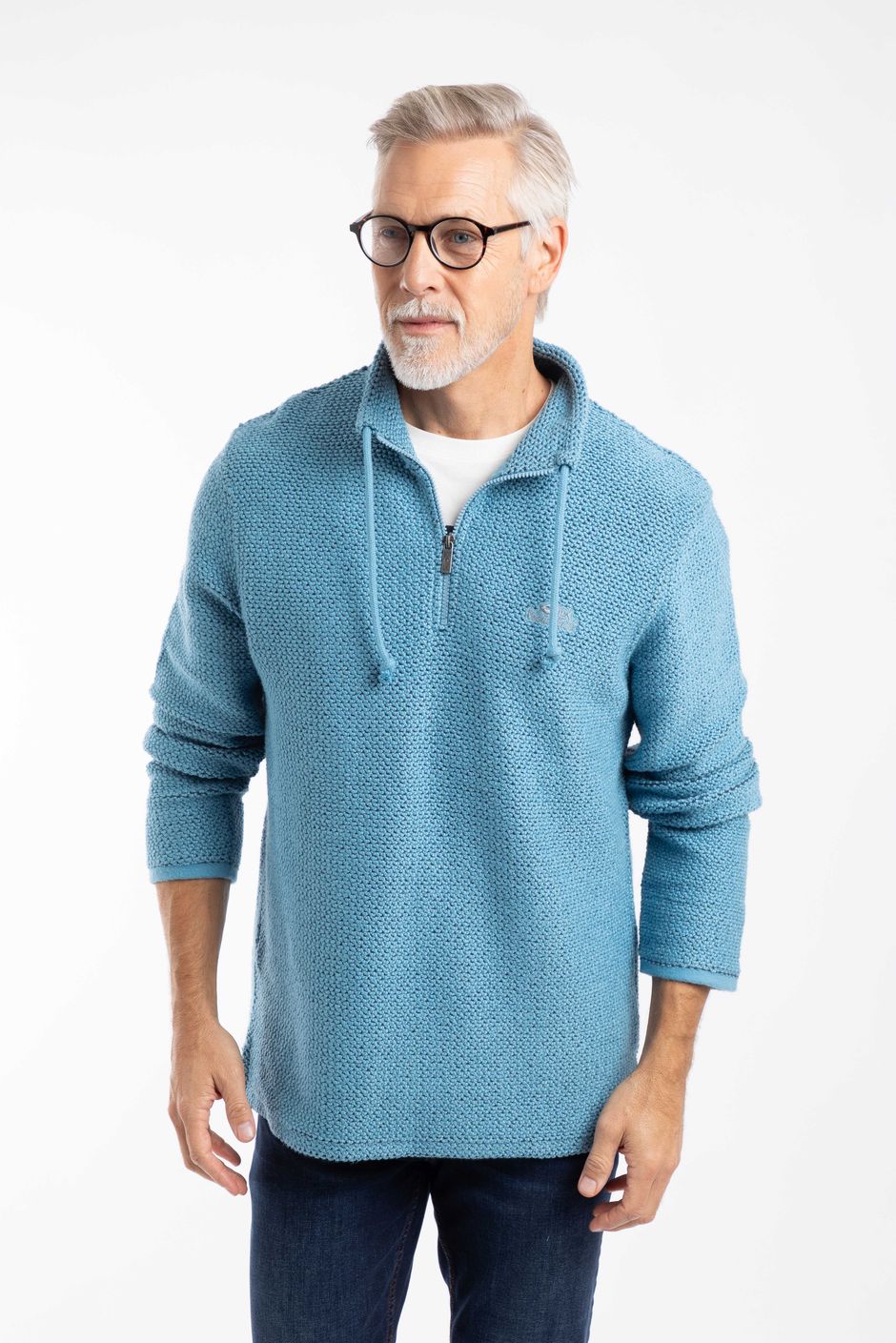 Cruiser 1/4 Zip Macaroni Bluebird