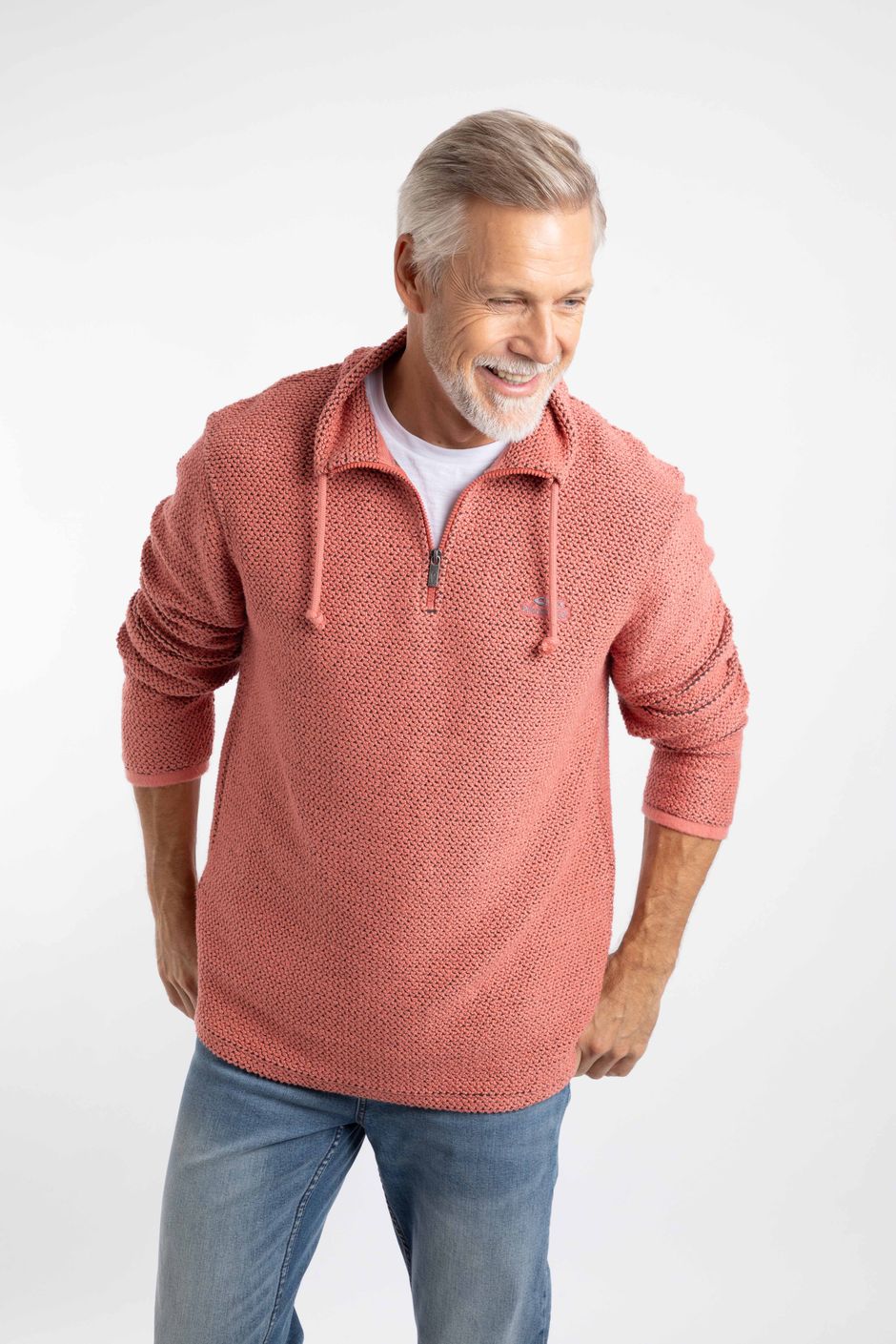 Cruiser 1/4 Zip Macaroni Sweatshirt Nantucket