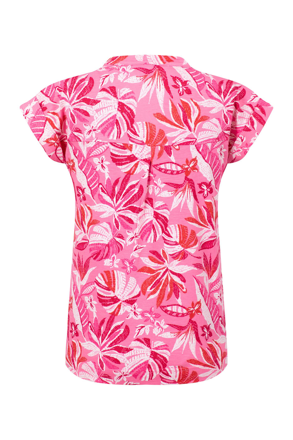 Alia Printed Jersey T-Shirt Hot Pink | Weird Fish